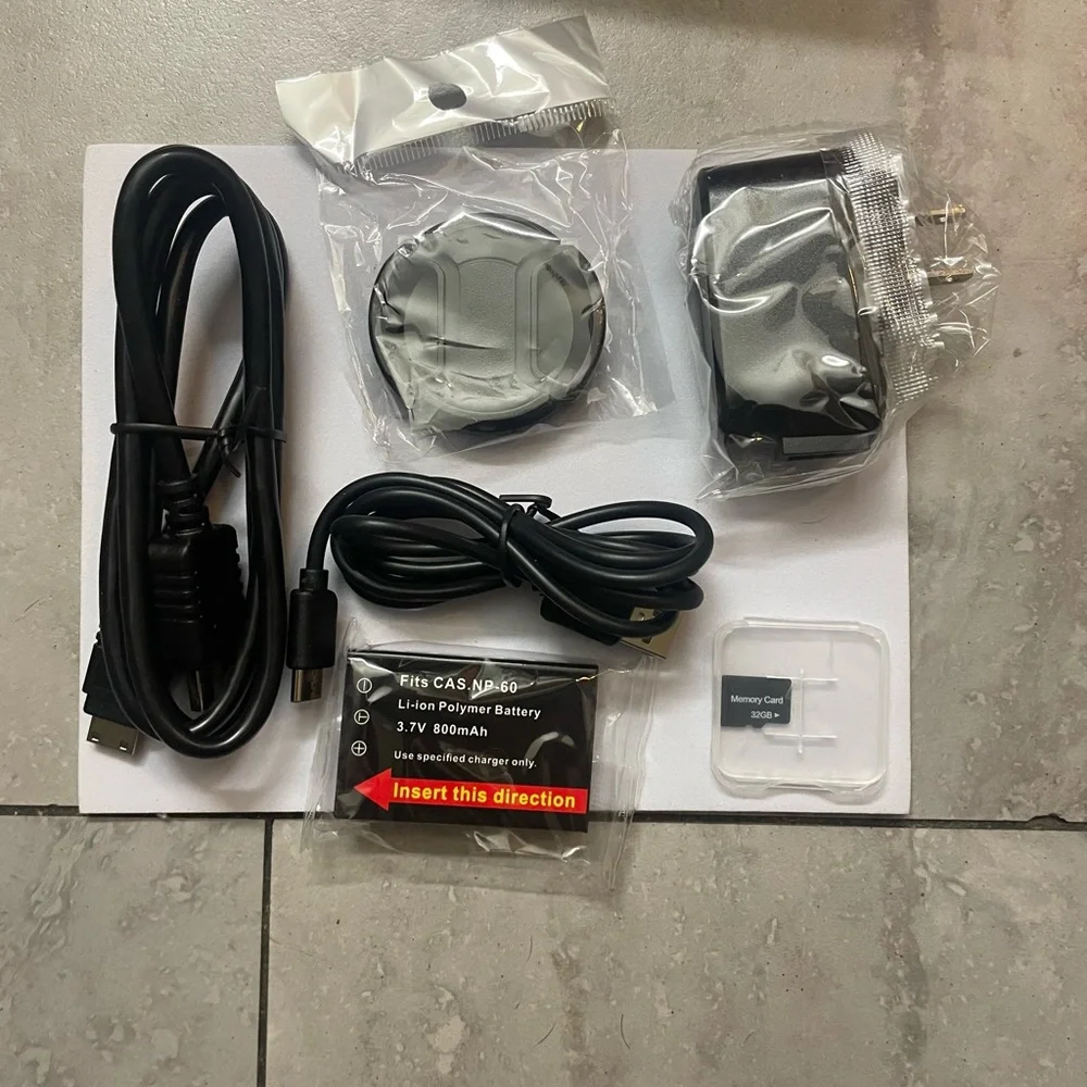 4K Ultra HD Digital Camera - Black and Silver